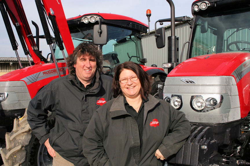 Dylan and Amanda Williams of PGF Agri are delighted to be expanding their business.
