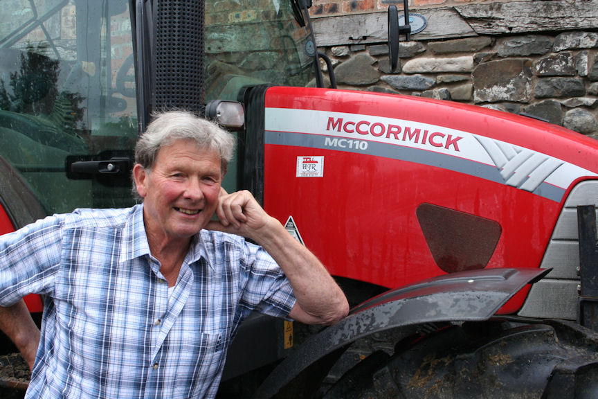 Merfyn Edwards: “It’s been a challenge switching to organic over the past eight years. But also rewarding; we don’t miss the fertilisers and spraying now, and it’s been amazing to see so much clover coming back into swards naturally.”