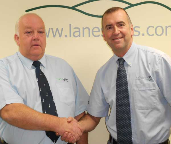 Alan Pearson of Lanes Vet Group with Alastair Johnston, Minster Veterinary Practice