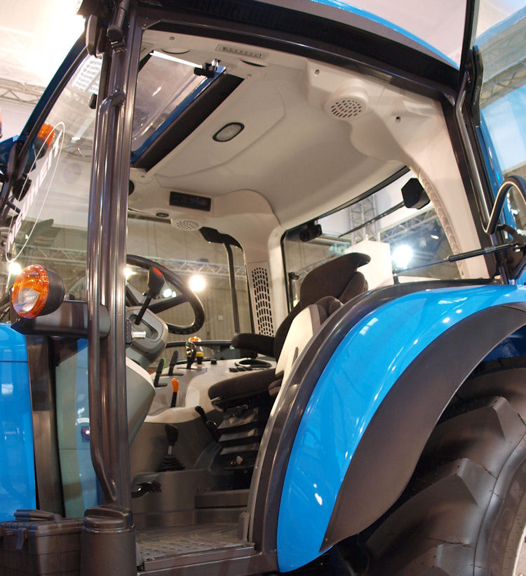 High quality materials and design are evident in the new cab built by Argo for the new Landini Series 4 tractors, and it is reckoned to be one of the most spacious in the class.