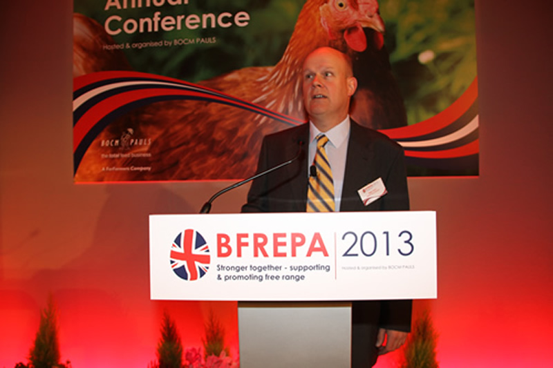 Chairman of the British Free Range Egg Producers Association, Roger Gent
