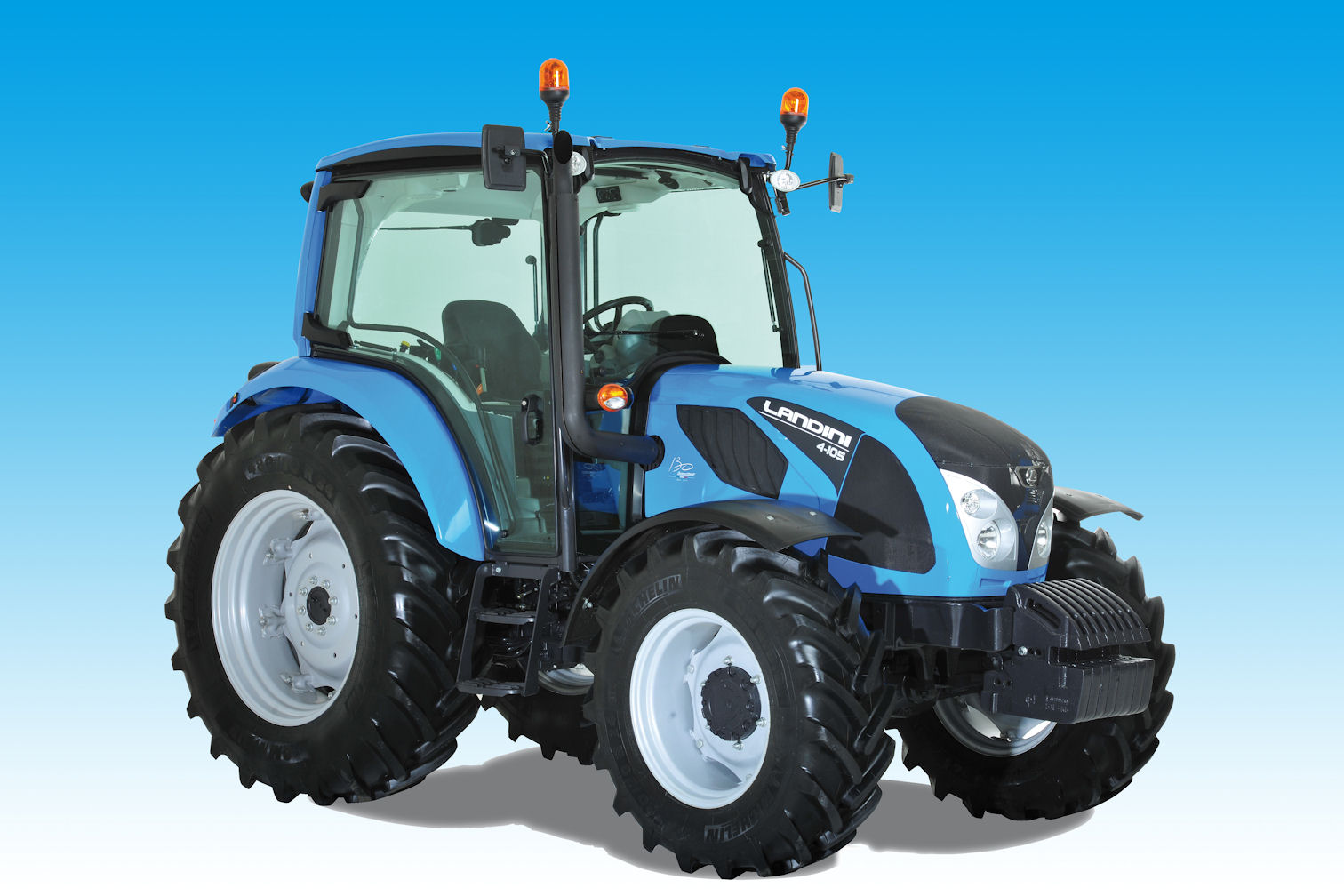 Landini 4 Series tractor is an all-new design primarily for the livestock sector with power outputs from 90-107hp using a compact four-cylinder engine.