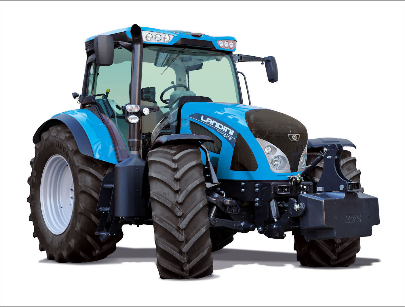 High-spec features abound on the new Landini 6 Series tractors, including fingertip seat-mounted controls for most functions in the well-appointed Lounge cab.