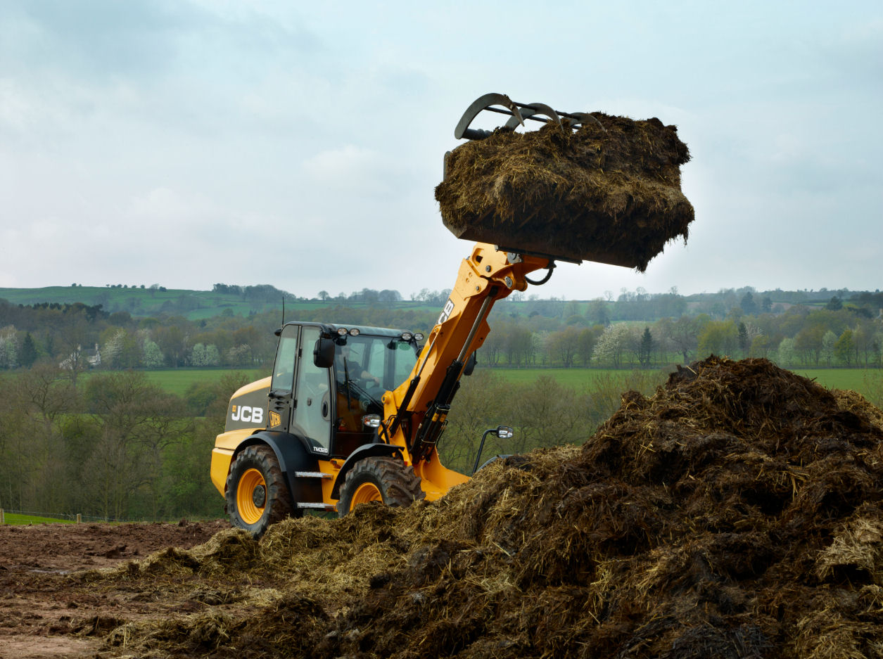 Pocket rocket - JCB TeleMaster TM320S Agri has a 145hp JCB Ecomax T4 engine.