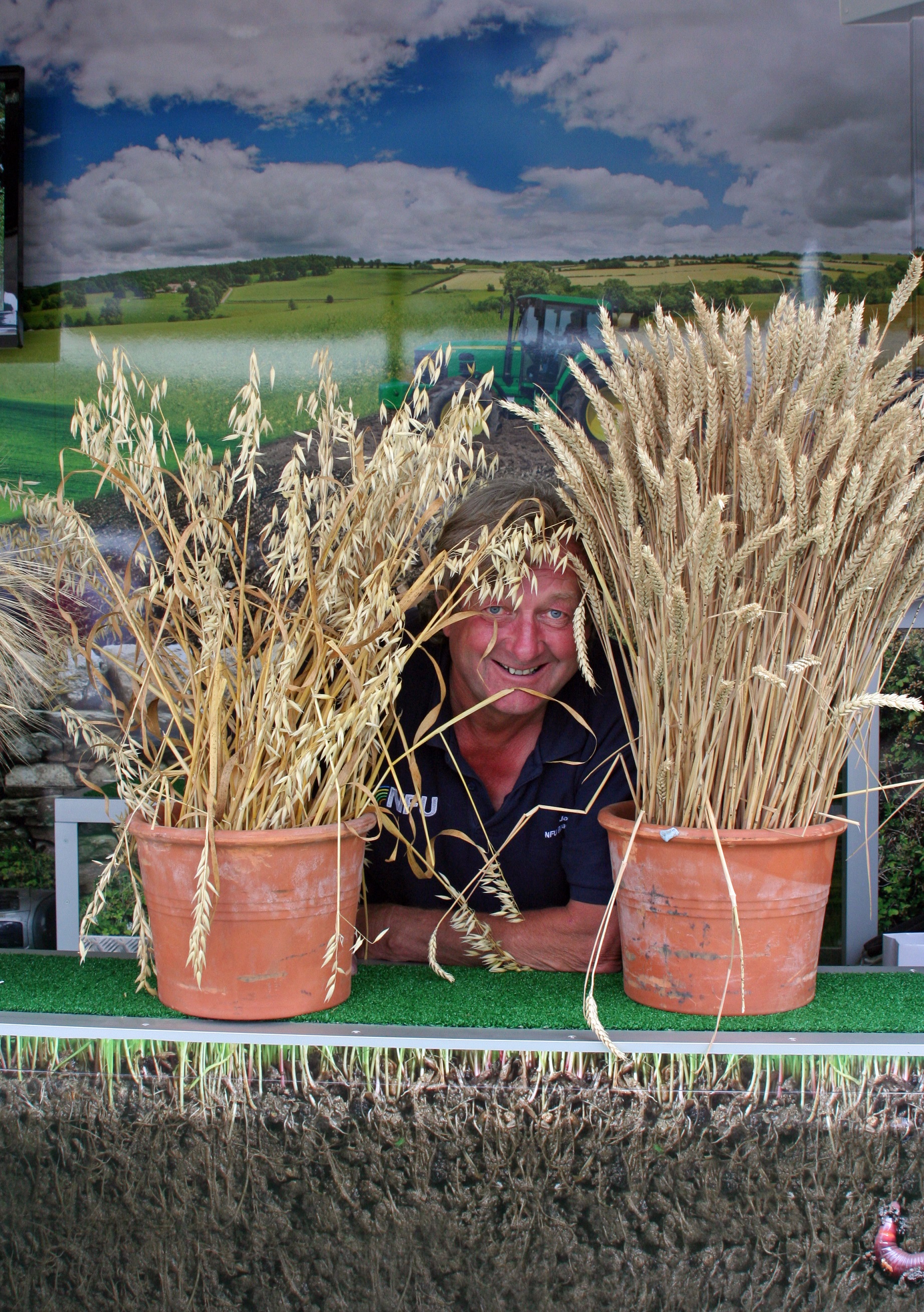NFU roadshow farming presenter Johnny Ball
