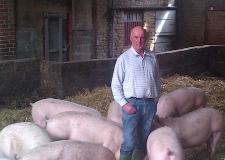Stephen Till, who has changed boars to enable him to increase the slaughterweight of his finishing pigs
