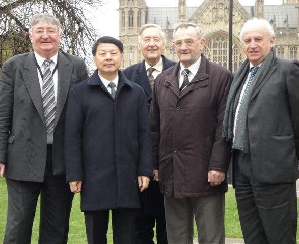 FLASHBACK: From left, Roger Williams MP, Zhou Xiaoming, the late Lord Livsey of Talgarth, former FUW president Gareth Vaughan and Rhys Roberts outside the House of Lords before the union's January 2010 lunch.