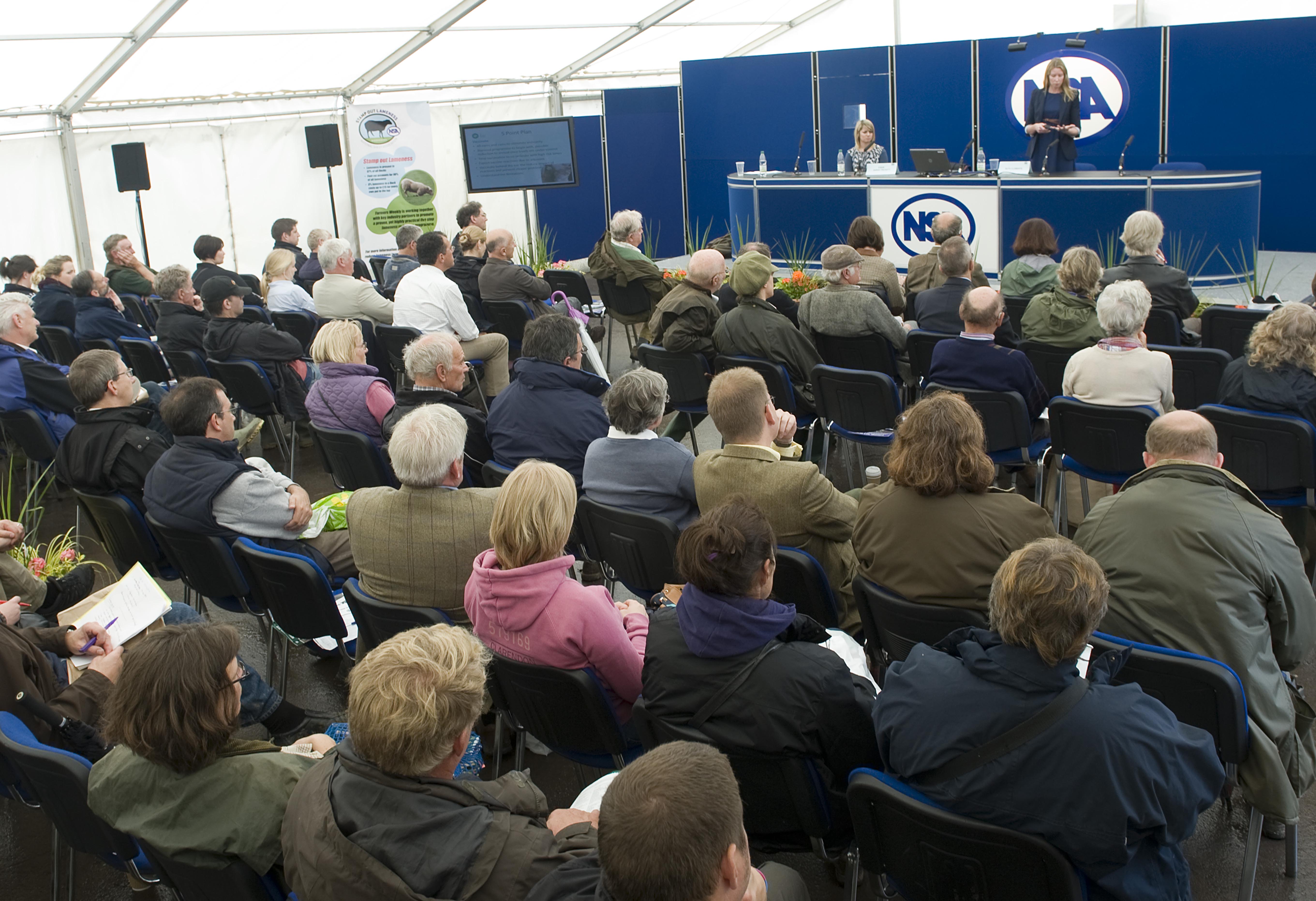 Packed audience at 2012 seminars