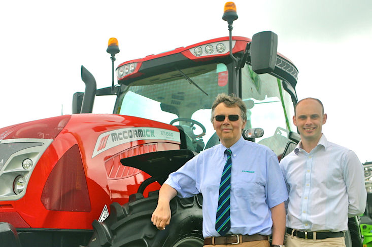 TRP chairman Roger Pearson (left) and managing director Jonathan Pearson chose McCormick over other franchise options for their Sleaford and Everton, near Doncaster, dealership branches.