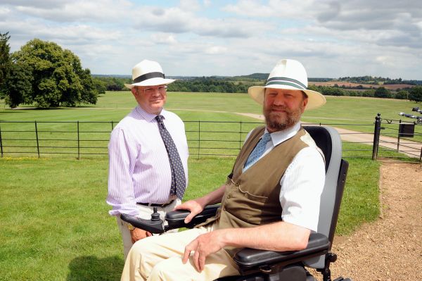 L to R Paul Rice and Marquess of Hertford