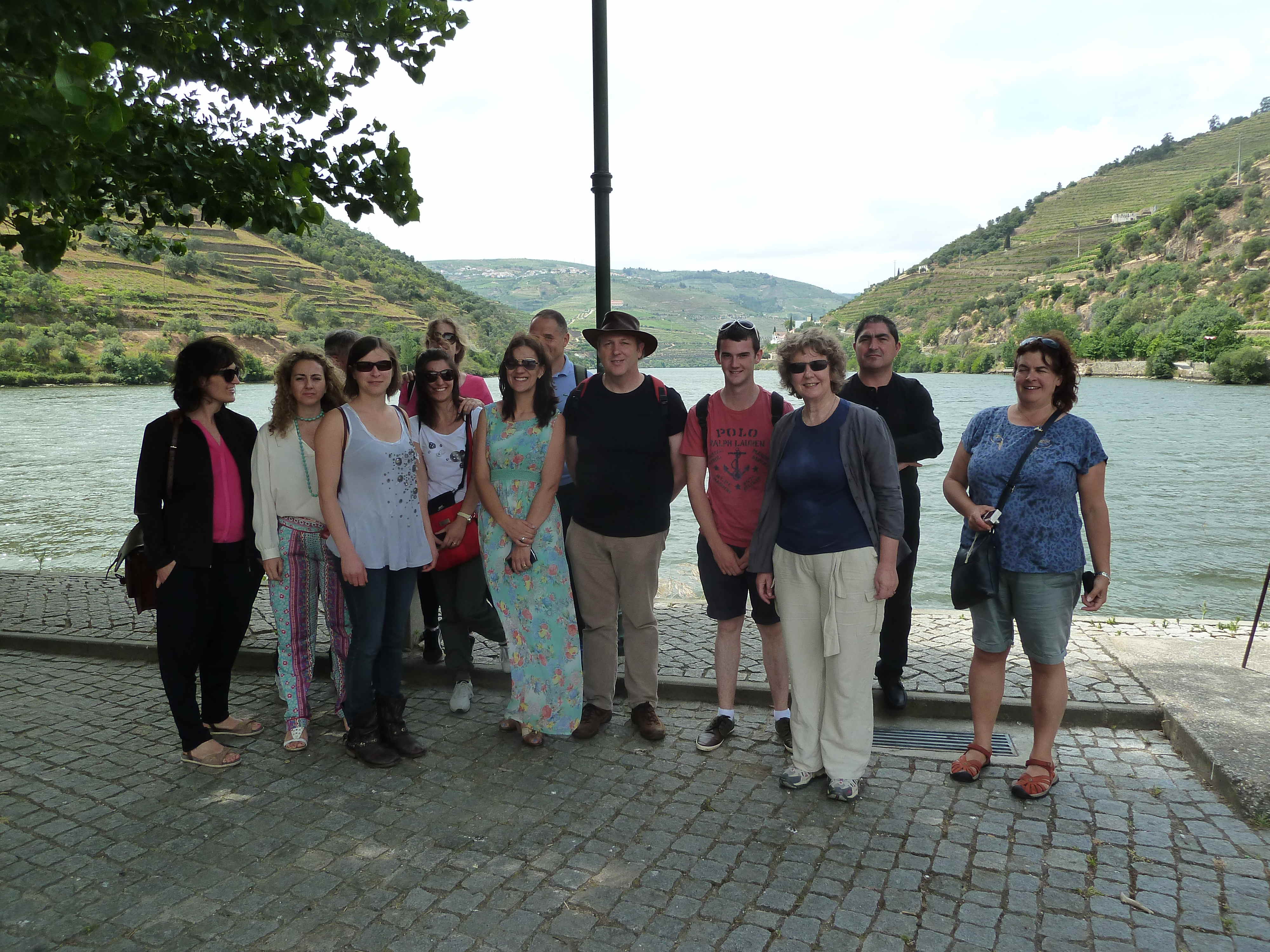 Participants from Spain, Italy and the UK along with Portuguese host partners. 