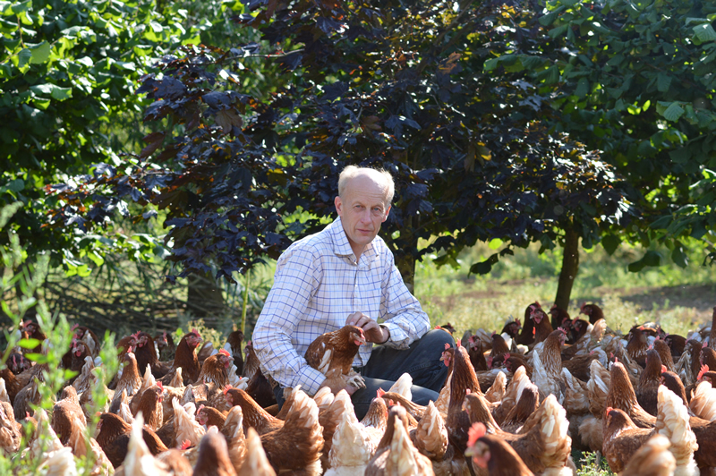 Trevor Sellers from Belton Poultry in Leicestershire has planted more than 3,500 trees in the past 11 years