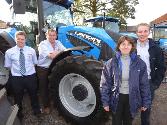 On show: Jane and Stephen Lowe (centre) with workshop technicians Lee McNamara (left) and George Bottomley at the Border Plant Sales open day.