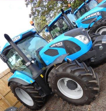 New Landini 6C and 6L tractors on display at Border Plant’s revamped premises inat Smallwood between Congleton and Sandbach in Cheshire.