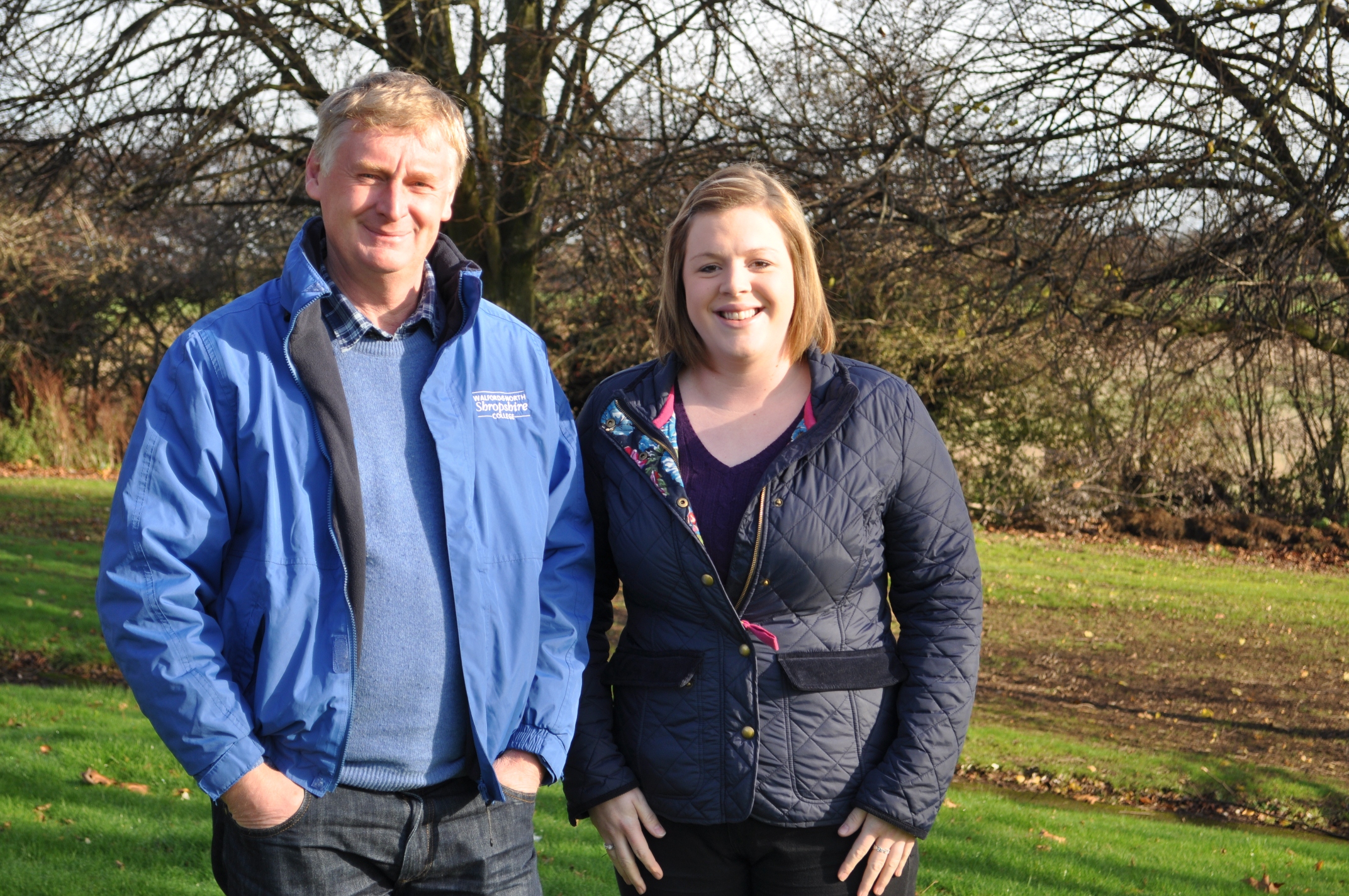 L to R: Graham Holt and Gill Coleman.