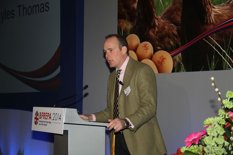 Myles, a free range producer from Shropshire, succeeds Roger Gent, from Berkshire, who has stepped down after two years at the helm of the organisation