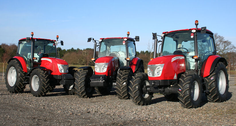 From left: McCormick X4.70, X5.40 and X4.30