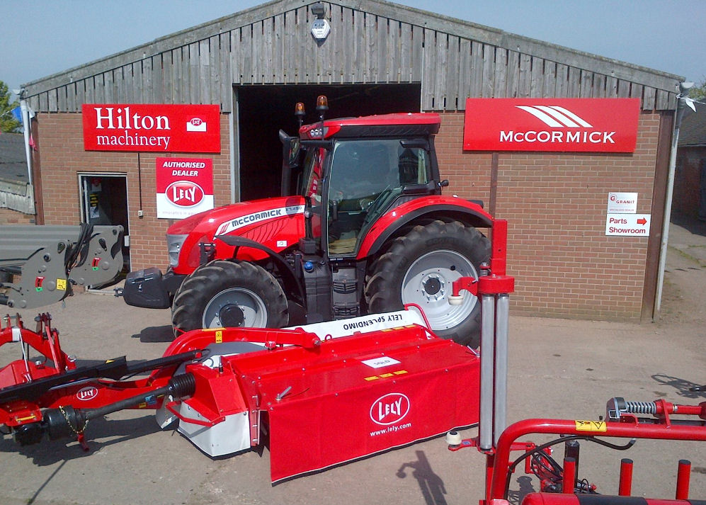 Hilton Machinery will show McCormick and Lely products.