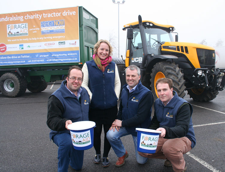 Fill our buckets! James Winslade, Rebecca Horsington, Andrew Ward, Ed Ford.