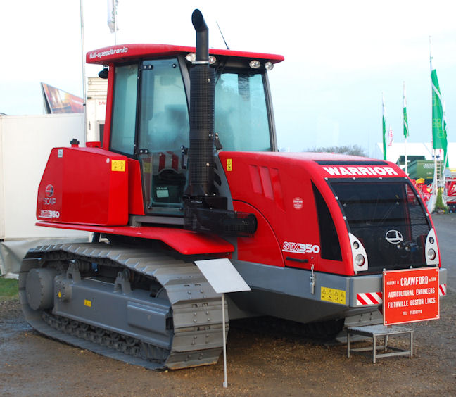 Dealer RH Crawford is importing the Warrior steel-track crawler.