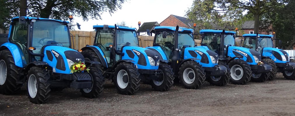 Landini line-up: Different size, power, cabs and controls for all applications.