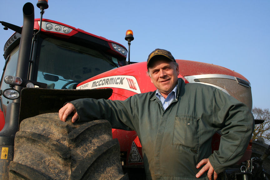“The demo tractor's performance was outstanding,” says Martin Hambleton.