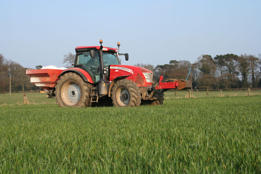 The new McCormick will handle fertiliser spreading to heavy cultivations.