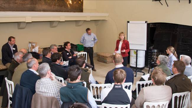 Belinda Clarke of Agri-Tech East led one of three workshop sessions