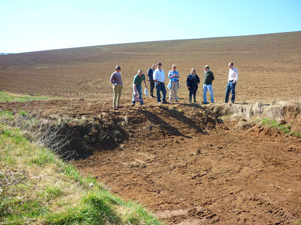Church Farm sediment trap - Credit Catherine McIlwraith