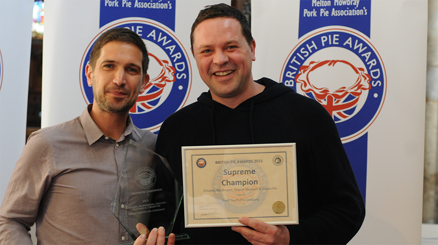Supreme Champions, The Great North Pie Company, Andy Bates and Neil Broomfield