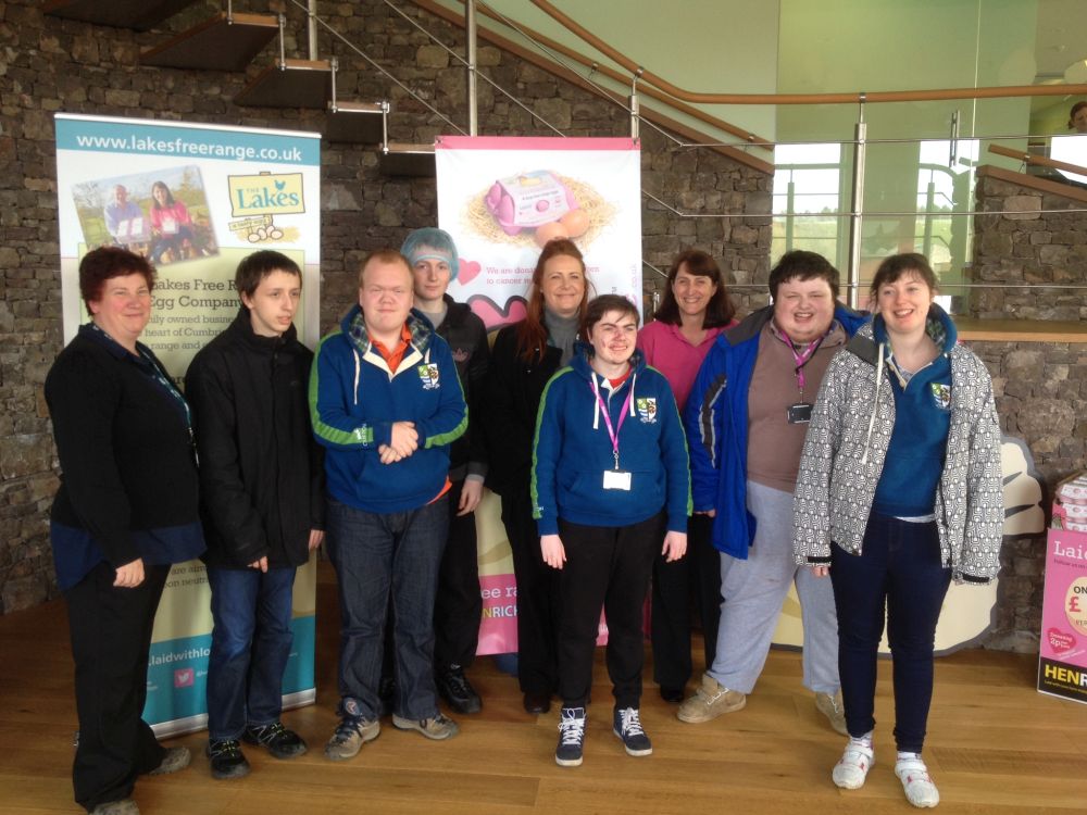 Newton Rigg students visit the Lakes Free Range Egg Co