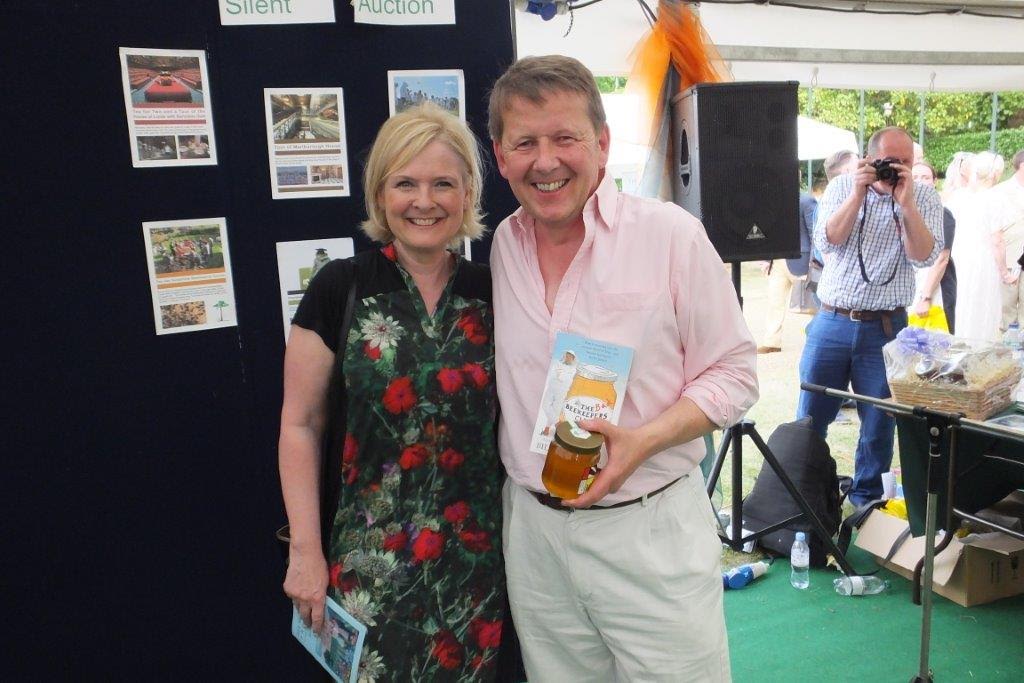 Martha Kearney and Bill Turnbull, both are Patrons of Bees for Development