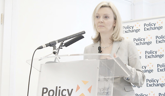 "We are hugely ambitious for the future of food and farming and its potential to drive growth", Environment Secretary Elizabeth Truss says