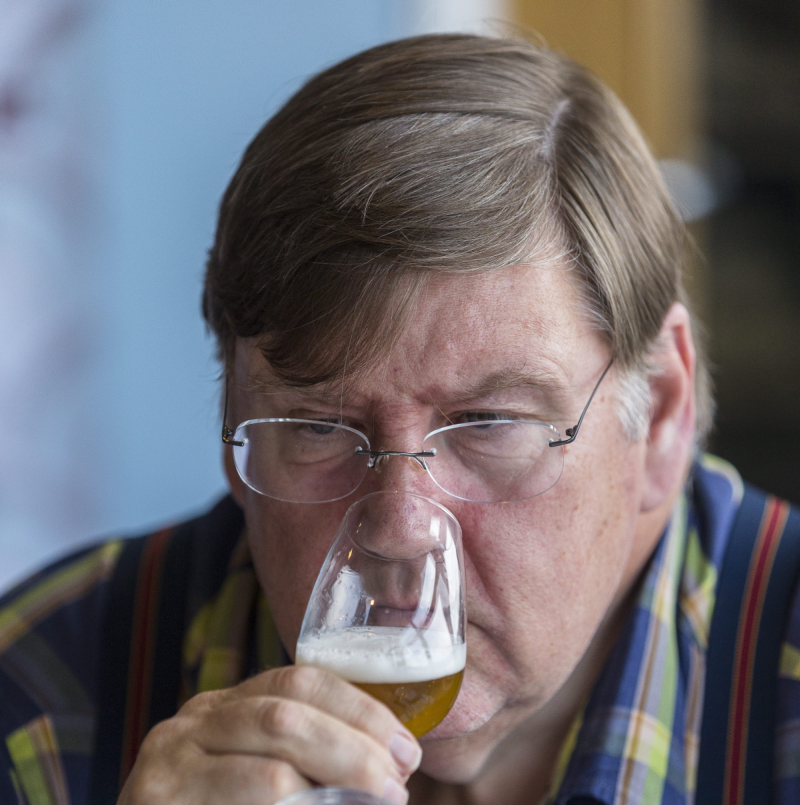 Charles Campion tasting ale