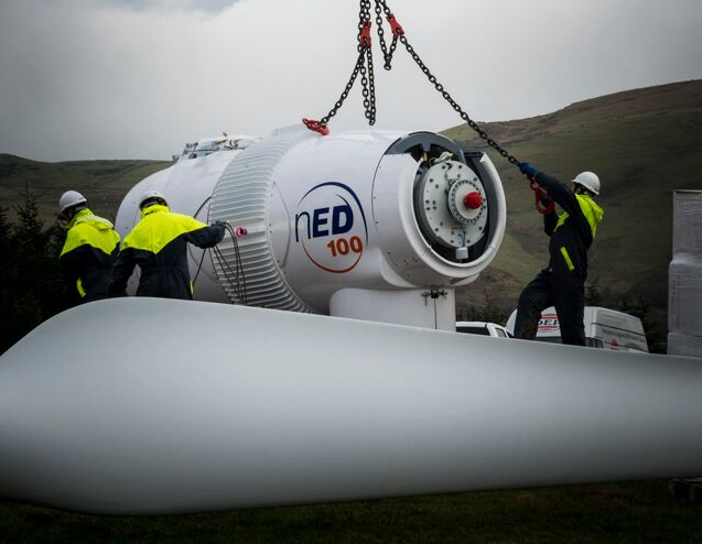 Norvento will have 11 turbines on British soil with 4 more to come in the next quarter.