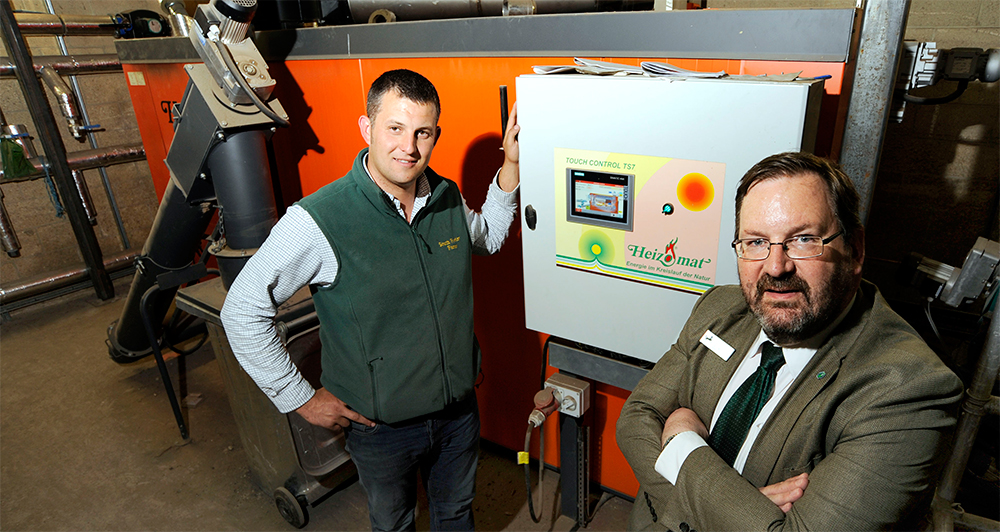 The financial package has enabled South Fawley farm to purchase the new 500kw biomass boiler system which will dry grain, whilst also heating the farm’s workshop