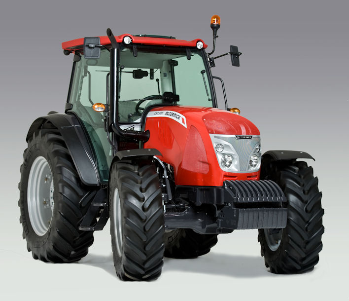 McCormick X50M comes in 85hp, 95hp and 102hp versions with a synchro shuttle transmission.