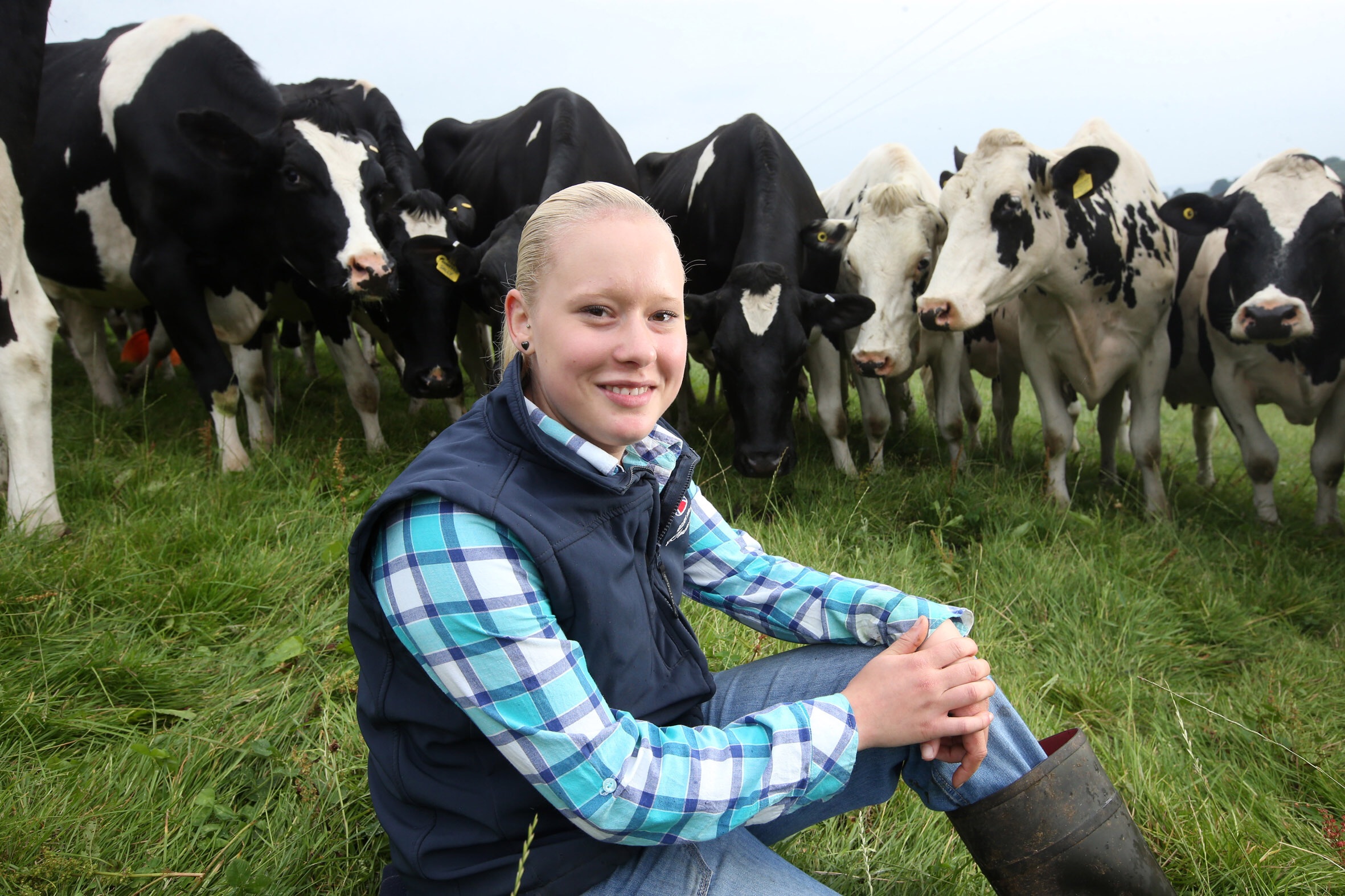 Megan Wilkins developing a career in the male dominated farming industry
