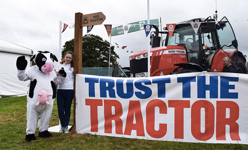 Monday’s events and the one on Friday are part of a wider seven week Assured Food Standards, AFS, campaign to encourage shoppers to buy Red Tractor labelled food
