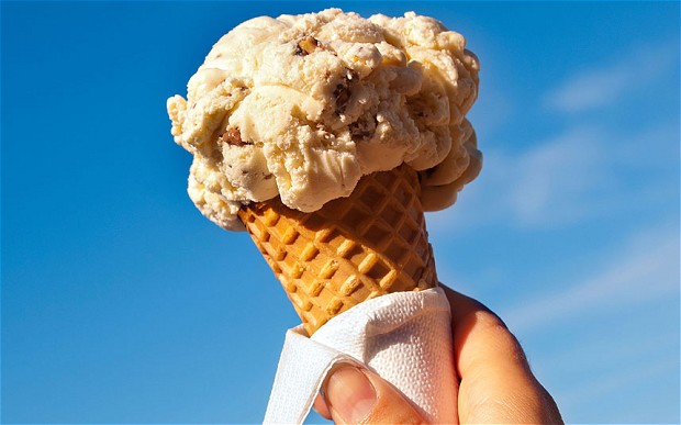 The mycotoxin danger in ice cream comes from Aflatoxin B1, which is found in contaminated animal feed. It is metabolised by cows and can enter the food chain as Aflatoxin M1 in milk products