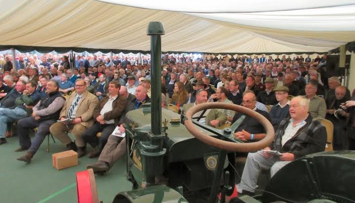 More than 1,700 people attended the landmark sale, held at Norfolk farmer Paul Rackham’s Camp  Farm at Roudham, near Thetford on Saturday