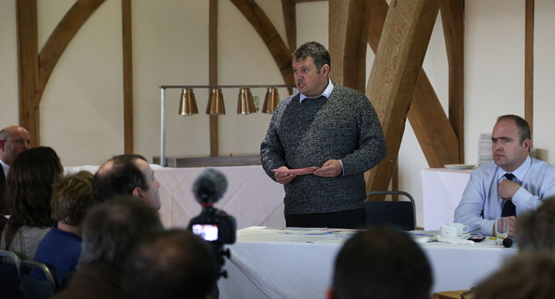 Dave Staveley, whose farm near Preston was hit by AI in July, spoke of the “catastrophe” that bird flu had caused for his farm