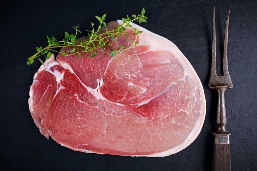 Look for the red tractor logo when shopping to ensure that the gammon they are buying is 100 percent British.