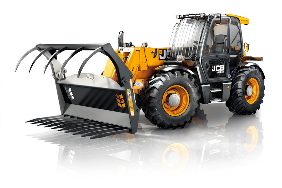 Subtle - discreet decals are among clues to the new JCB Loadall Tier 4 Final spec.