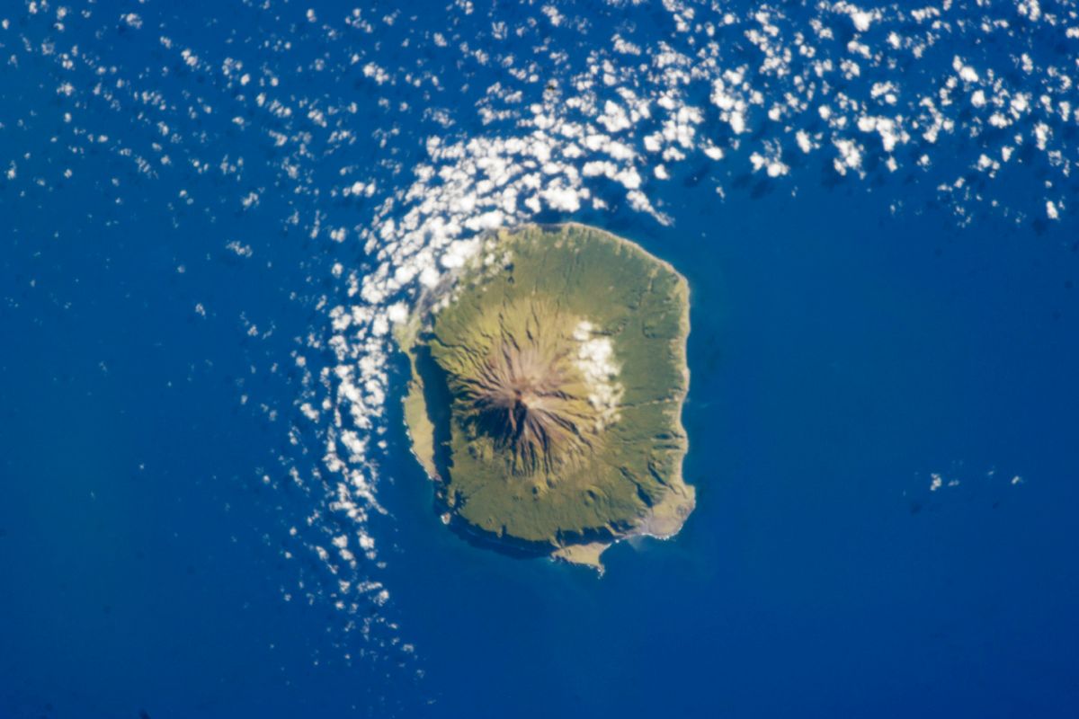 Tristan de Cuhna, which has a population of just over 300, is over 1,500 miles away from the nearest neighbouring landmass