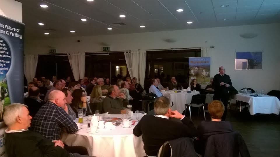 Dr John Vipond speaking at the Roadford Lake event at Launceston