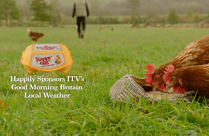A major new marketing initiative by Noble Foods involves sponsorship of the local weather forecast on ITV’s Good Morning Britain breakfast programme