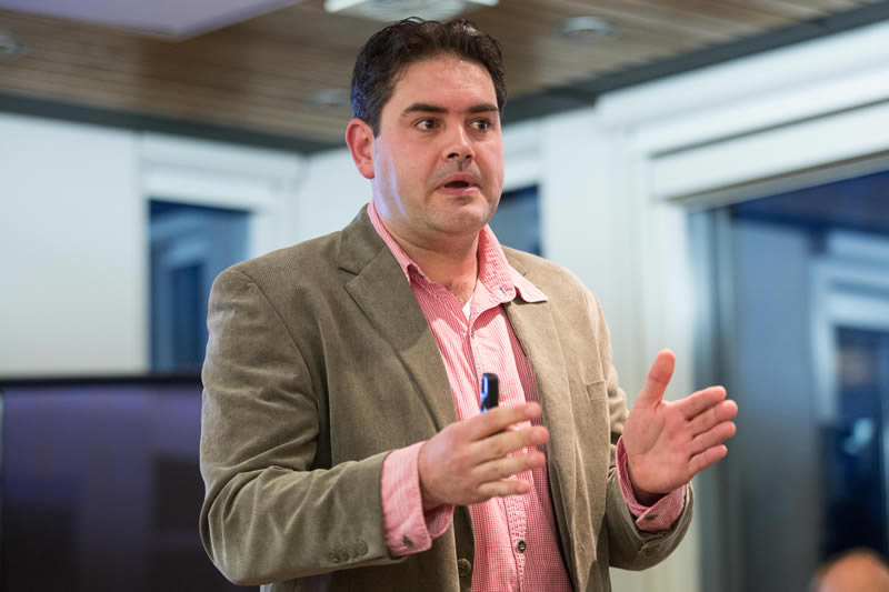 Rutger Jansen, a specialist pig vet with ForFarmers, explained during the briefing how the Dutch had been seeking to reduce the use of antibiotics in feed