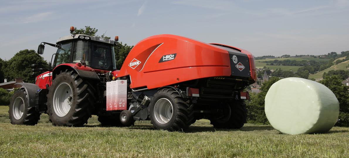 KUHN's i-BIO+ baler-wrapper