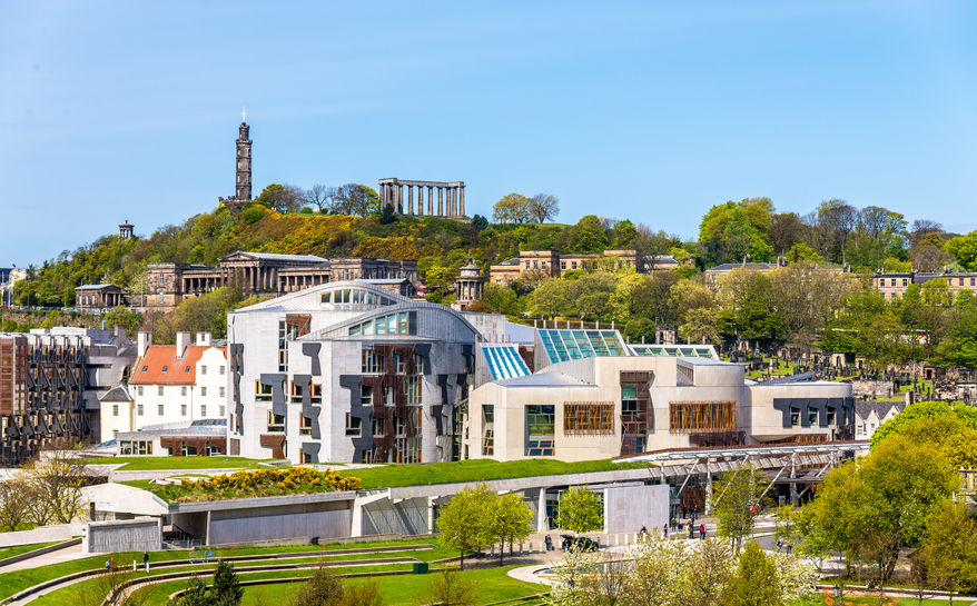 Farmers and crofters rallied at the Scottish Parliament in Edinburgh
